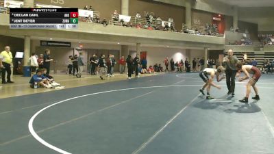 127 Championship Bracket Cons. Round 6 - Jent Beyer, Zumbrota-Mazeppa vs Declan Dahl, Anoka