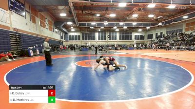 132 lbs Consi Of 8 #2 - Christopher Dubey, Lowell vs Daniel Mezhirov, Lexington