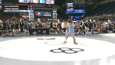 113 lbs Champ. Rd Of 32 - Isaac Showalter, Illinois vs Brady Knadler, Texas