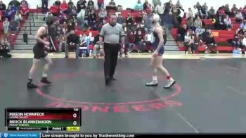 106 lbs 1st Place Match - Brock Blankenhorn, Mount Vernon vs MASON HORNFECK, Licking Valley