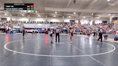Girls 100 lbs Cons. Round 3 - Libby Lee, Knoxville Halls High School vs Haylie Ramos Lopez, East Ridge High School
