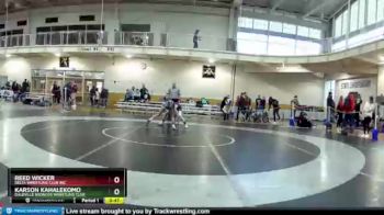 83 lbs Cons. Round 7 - Karson Kahalekomo, Daleville Broncos Wrestling Club vs Reed Wicker, Delta Wrestling Club Inc.