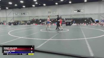 105 lbs Placement Matches (8 Team) - Kailey Salazar, California Blue vs Baillee Cash, Missouri