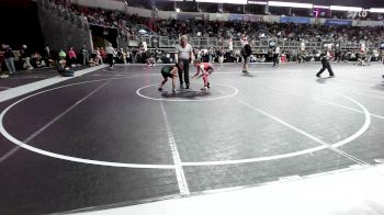95 lbs Rr Rnd 2 - Elliana Kaeding, Jackson County vs Mckena Poll-Hutchison, Sabers Wrestling