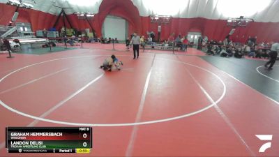 77 lbs Cons. Round 2 - Graham Hemmersbach, Wisconsin vs Landon Delisi, Trevian Wrestling Club