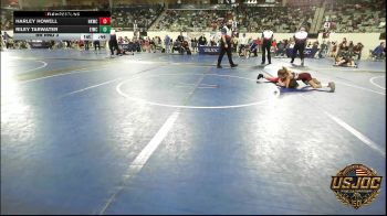 43 lbs Rr Rnd 3 - Harley Howell, Henryetta Knights Wrestling Club vs Riley Tarwater, Eufaula Ironheads Wrestling Club