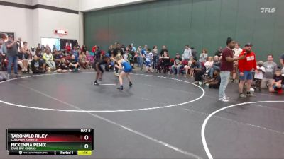 80 lbs Cons. Semi - McKenna Penix, Cane Bay Cobras vs Taronald Riley, Columbia Knights