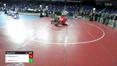 132 lbs Round Of 64 - Ben Montiero, Milton vs James Fabbri, Wakefield