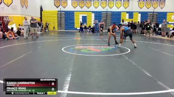 165 lbs Quarterfinals (8 Team) - Kainoa Harrington, Harmony vs Franco Rivas, Wellington Community Hs