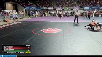 D 1 106 lbs Cons. Round 2 - Blake Gibson, Airline vs Eli Vincent, Catholic - B.R.