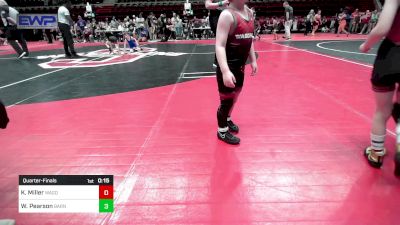 40 lbs Quarterfinal - Wyatt Johnson, Skiatook Youth Wrestling vs Laith Adkins, Claremore Wrestling Club