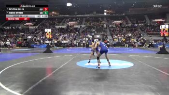 133 lbs Champ. Round 2 - Aiden Evans, Loras vs Peyton Ellis, JWU (Providence)