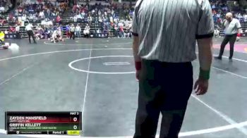 96 lbs Cons. Round 4 - Zayden Mansfield, Unity Youth WC vs Griffin Kellett, LaSalle Peru Crunching Cavs Youth WC