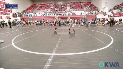 58 lbs Consi Of 8 #1 - Kade Fahlenkamp, Tuttle Wrestling vs Brody Corn, Mustang Bronco Wrestling Club