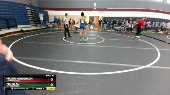 120 lbs Round 2 - Mahir Ali, Cypress Creek vs Mason Henderson, Cypress Ranch