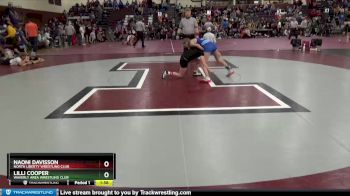 S-1 lbs Round 3 - Lilli Cooper, Waverly Area Wrestling Club vs Naoni Davisson, North Liberty Wrestling Club