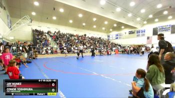 45 lbs Quarterfinal - Conor Yoshimura, Cal-Grapplers vs Jay Nunez, Legacy WC