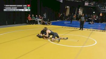 6A 150 lbs Cons. Round 1 - Gabriel Eckert, Austin Vandegrift vs Jason Hernandez Alvarado, Cypress Springs