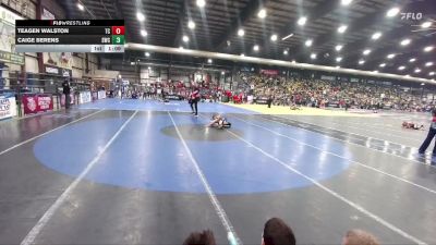 50 lbs Champ. Round 1 - Teagen Walston, Team Champs vs Caige Berens, Shepherd Wrestling Club