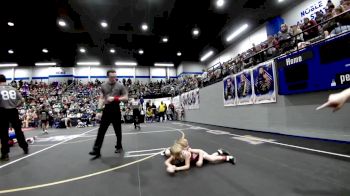 43 lbs Round Of 16 - Kutter Gay, Blackwell Wrestling Club vs Brandon Givens, Noble Takedown Club