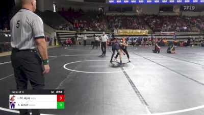 116 lbs Consi Of 4 - Maryum Ajaz, Washington State (W) vs Arshpreet Kaur, Washington (W)