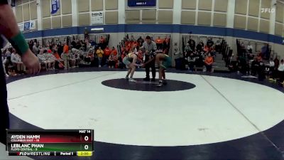 120 lbs Placement (16 Team) - Leblanc Phan, Floyd Central vs Ayden Hamm, Columbus East