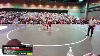 144 lbs Semifinal - Nathan Pritchard, Fernley vs Bryce Camara, Elk Grove Senior