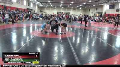 65 lbs Round 3 - Blair Halsted, Sebolt Wrestling Academy vs Brielle Anderson, Dakota Boyz Wrestling Club