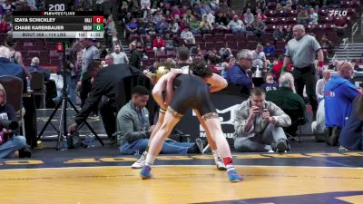 114 lbs Semifinal - Izaya Schickley, Halifax vs Chase Karenbauer, Grove City