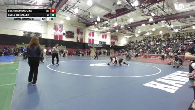 190 lbs Cons. Round 2 - Emily Gonzalez, Victor Valley vs Belinda Mendoza, Santa Ana Valley