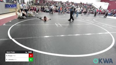 52 lbs Semifinal - Beckett Rupp, Perry Wrestling Academy vs Baker James, Blaine County Grapplers