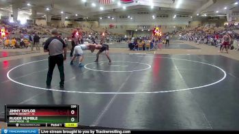 220 lbs Semis & 1st Wb (8 Team) - Jimmy Taylor, Dobyns Bennett vs Ruger Humble, Brentwood