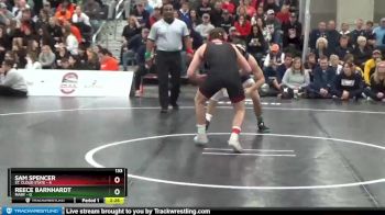 133 lbs Semis & 3rd Wb (16 Team) - Sam Spencer, St. Cloud State vs Reece Barnhardt, Mary