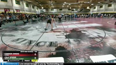 120 lbs Cons. Round 3 - Cole Downs, Berge Elite Wrestling Academy vs Connor Owens, Custer