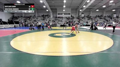 160 lbs Round Of 32 - Skylar Carr, GA vs Grayson Zemski, WY