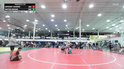 162 lbs Consi Of 4 - Anthony Alvarez, Apache - HSC vs Matteo Brown, Sly Fox WC - HSC
