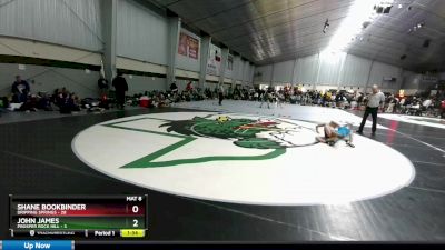 150 lbs Quarters & 1st Wb (16 Team) - Shane Bookbinder, Dripping Springs vs John James, Prosper Rock Hill