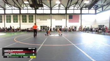 117-123 lbs Cons. Round 1 - Lohith Kunapareddy, Oswego (East) vs Abdeljawad Alarayshi, Lakota West