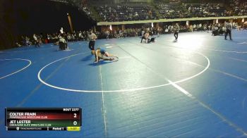 86 lbs Semifinal - Colter Frain, Powerhouse Wrestling Club vs Jet Lester, Chickasaw Elite Wrestling Club