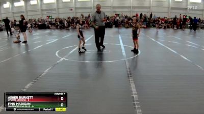 44 lbs Round 7 (8 Team) - Jonah Burkett, Upstate Uprising vs Easton Sanders, Contenders WA Blue