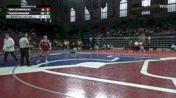 157 lbs Quarterfinal - Nick Stampoulos, Lock Haven vs Mason Shrader, Central Michigan