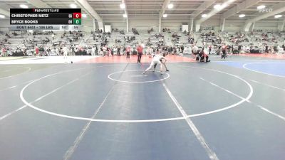 106 lbs Consi Of 32 #1 - Christopher Metz, GA vs Bryce Books, OH