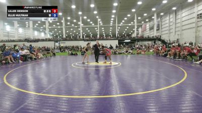 100 lbs Lillee Denson, Michigan Blue vs Ellie Hultman, Wisconsin