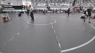 84 lbs Round 7 (10 Team) - Tyler Zabriskie, Iron Horse White vs Chase Warm, Dayton Bandits