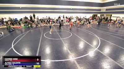 108 lbs Round 2 (6 Team) - Laila Carter, Utah 2 vs Bianca Marmolejo, Gold Rush