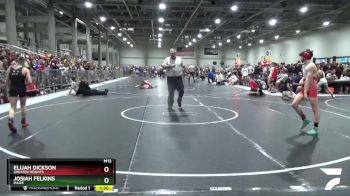 90 lbs Quarterfinal - Josiah Felkins, Maize vs Elijah Dickson, Greater Heights