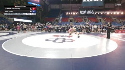 115 lbs Champ. Rd Of 64 - Maya Alvarado, FL vs Lily Feist, WA