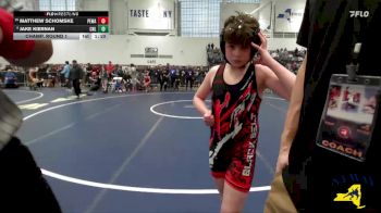 93 lbs Champ. Round 1 - Matthew Schomske, Purple Eagles Wrestling Academy vs Jake Kiernan, Club Not Listed