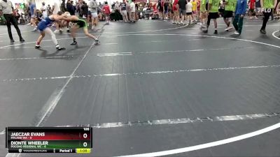 106 lbs Finals (2 Team) - Dionte Wheeler, Pocono Regional WC vs Dominic Litterio, Myland WA