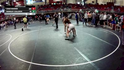 175 lbs Semifinal - Burkley Collison, Pierce Warbirds vs Chaz Boeder, Aurora Wrestling Club